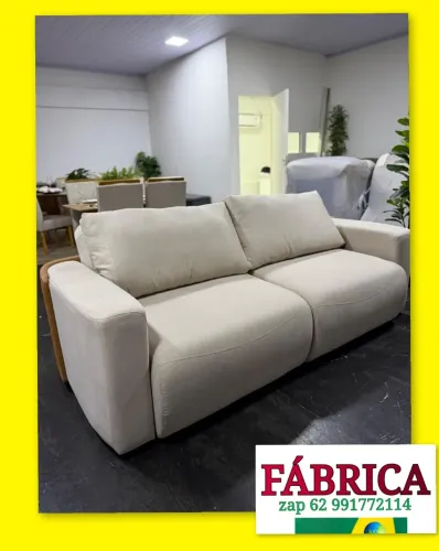 Fábrica ALTO PADRÃO sofá nature sem caixa
