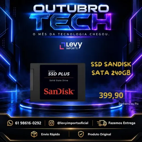 SSD SanDisk Sata 240GB Lacrado Original