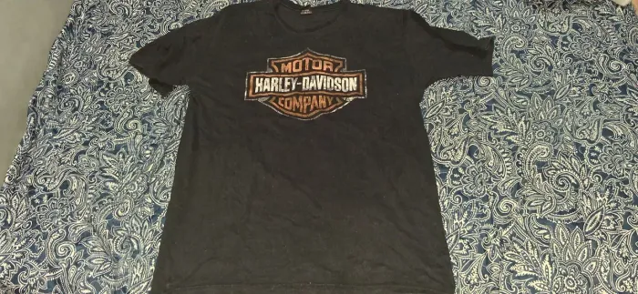 Camiseta Preta Harley Davidson GG