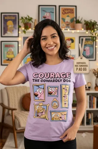Camiseta coragem piticas