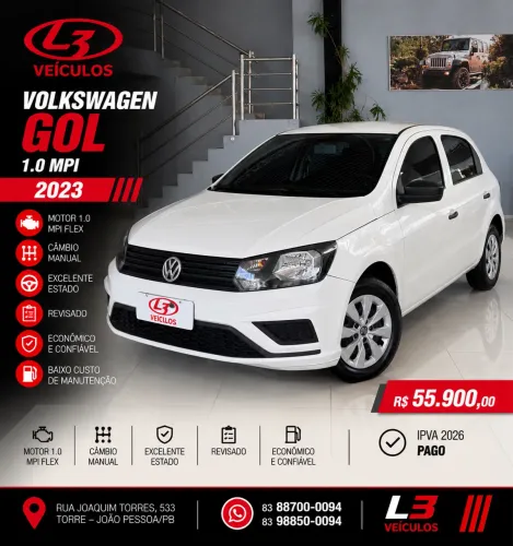 Volkswagen Gol Geração VII 1.0 12V Flex Mec. 4P 2023