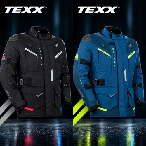 Jaqueta Masculina Texx Nomade Motociclista Resistente À Água