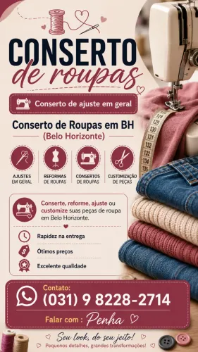 Conserto de Roupas em Geral