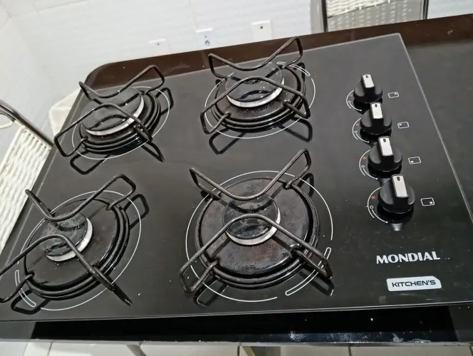 Fogão Cooktop 4 bocas 
