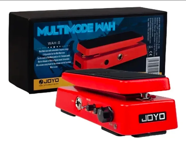 Pedal Guitarra Joyo Multimode Wah Vermelho Efeito Wah-Wah e Volume Novo