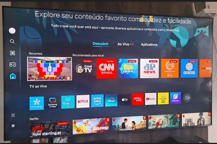 Tv "85 Smart 4K 3x1 Samsung