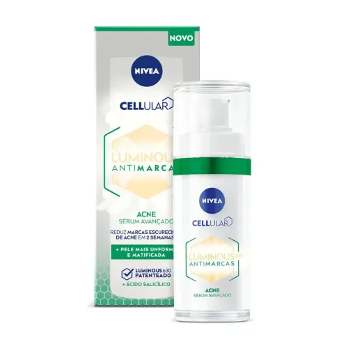 NIVEA Sérum Facial Cellular Luminous 630® ANTIMARCAS Acne 30ml - PRODUTO LACRADO