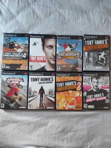 Coleção tony hawks PS2 originais americanos