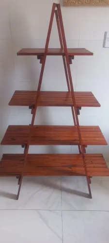 Estante Madeira Pinus  4 pratileiras 