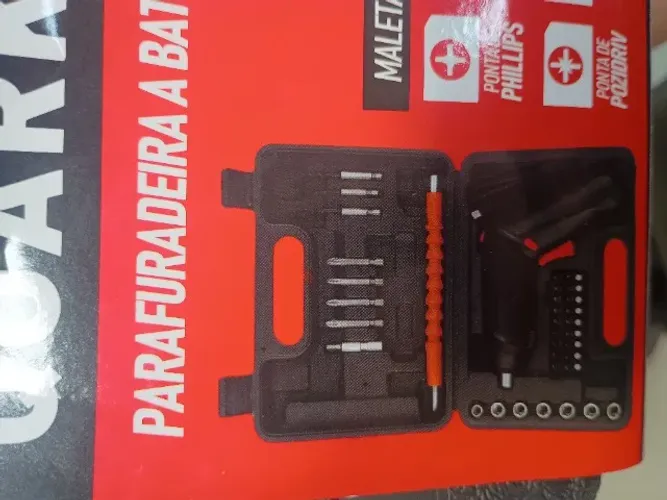 Parafusadeira a bateria 45 peças 