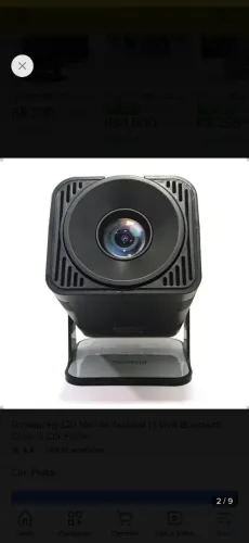 Projetor Hy320 Mini 4k Android 13 Wi-fi Bluetooth Cinema Cor Preto