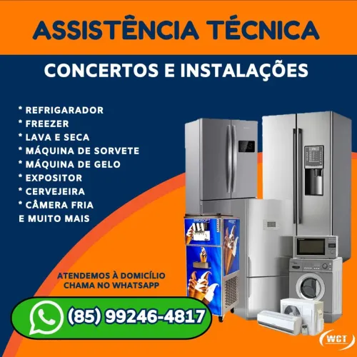 Assistência técnica Máquinas de Sorvete, Máquinas de Gelo, Modeladora de Salgados ETC...
