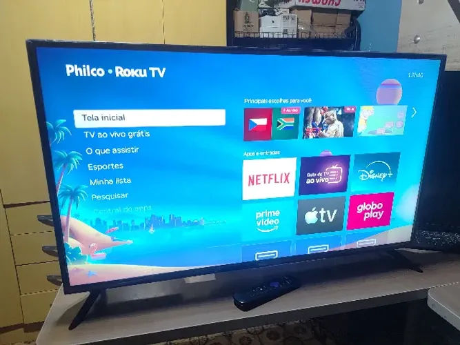 Smart TV Televisão Philco 43" Polegadas Roku TV (Impecável)