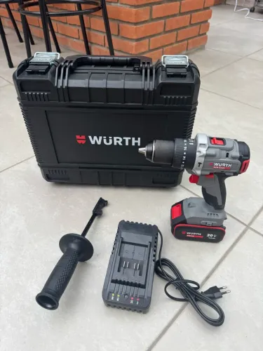 Furadeira e Parafusadeira a Bateria 20V PRO Redstripe Wurth na Maleta