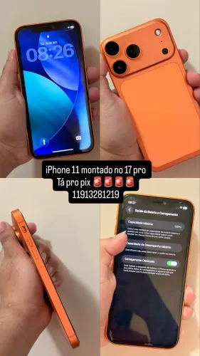 iPhone 11 montado no 17 pro