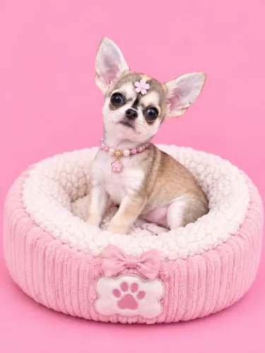 Chihuahua femea agouti husky e chocolate curto pedigree