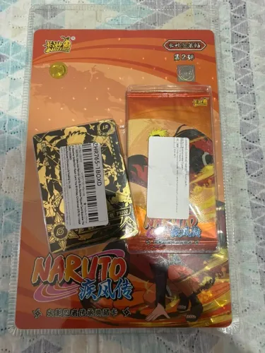 Blister Naruto Kayou Kakashi LR Gold (4 Packs + Card Especial Dourado Kakashi) - Lacrado