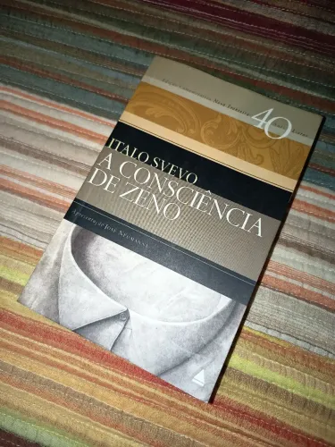 Livro A Consciência de Zeno (Edição Comemorativa 40 anos) - Italo Svevo (usado) raro