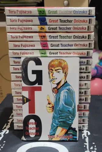 GTO - Great Teacher Onizuka - Mangá- Volume 01 até 17 Todos Lacrados - Toru Fujisawa