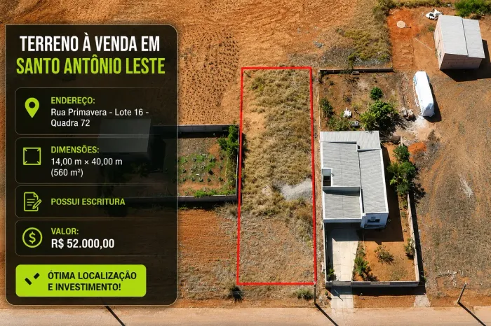 Terreno em Santo Antônio do Leste MT