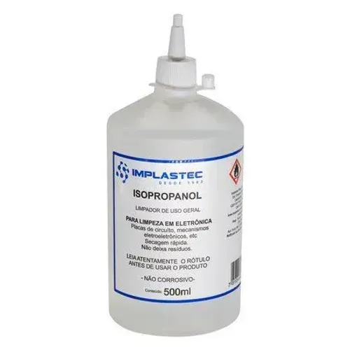 Alcool Isopropilico Limpeza Eletronica Placas Circuito 500ml