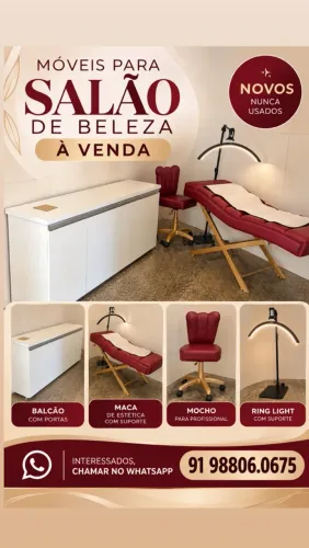 Móveis para salão de beleza