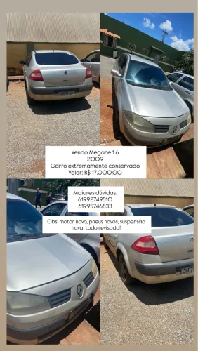 Renault Megane Sedan Dynamique Hi-flex 1.6 16V 2009