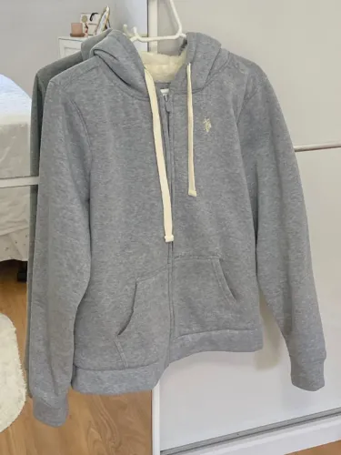 Jaqueta Polo Cinza com pelego 