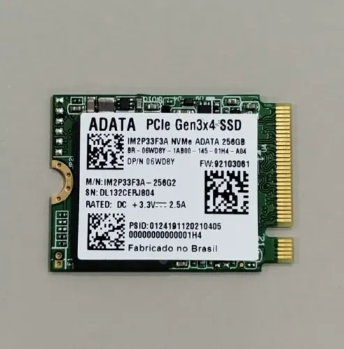 ADATA PCIe Gen3x4 SSD 256GB