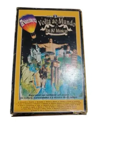 DVD Volta ao Mundo em 80 Musicas