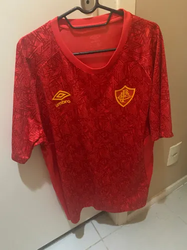 Camisa Fluminense de treino vermelha TAM 2GG