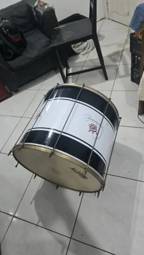 Surdo Duraluminio 22" - 10 afinações Ivson - 2x pele de couro