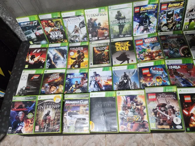 Jogos originais xbox 360 itens raros, pego troca faço envios