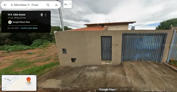 Oportunidade! Casa 69,93 m² PR e 181,25 m² TR abaixo do valor de mercado Frutal/MG - Rafae