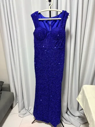 Vestido Azul Brilhoso !