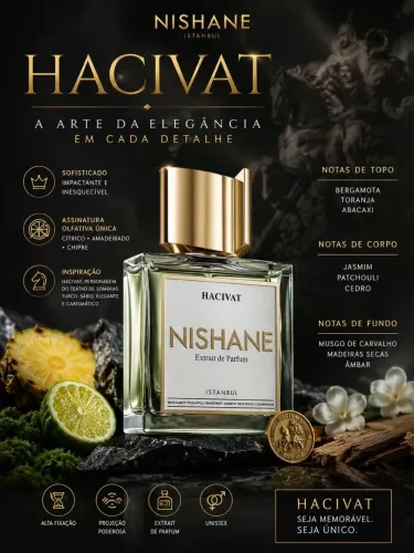 Vendo perfume de nicho original e lacrado - HACIVAT NISHANE