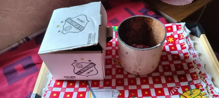Fragmento de trave do estádio do Limeirão
