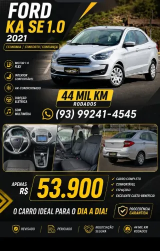 Ford KA+ Sedan 1.0 Tivct Flex 4P 2021