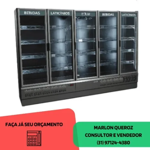 Refrigerador Expositor 5 Portas Polar Novo