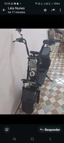 Moto Elétrica GLOOV 60V Bateria de Lítio 21Ah - Excelente Estado