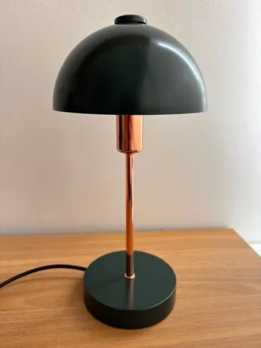 Luminária de Mesa Cogumelo Verde Musgo - Tok&Stok