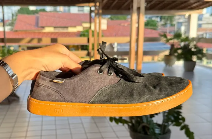 Tênis Hocks Sonora Skate Canvas Black/Natural - Preto