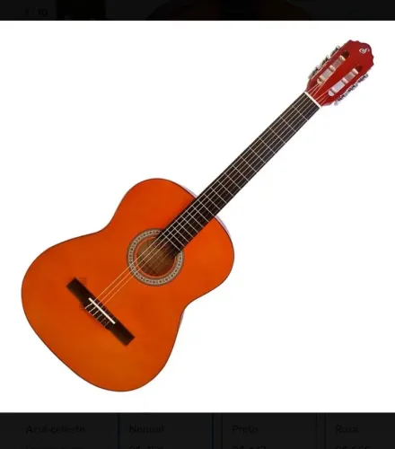 Violão Clássico Giannini N-14. Acompanha capa protetora e 1 palheta. 