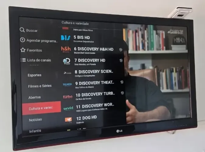 Tv LG 43 " Polegadas 3D não é Smart. aceito cartão