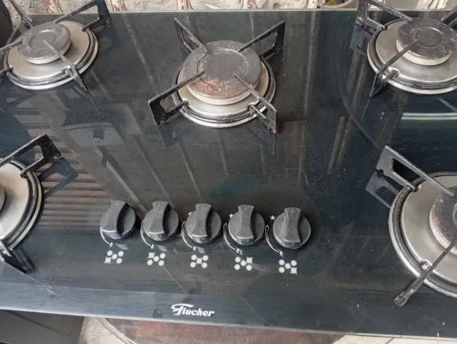 Cooktop 5 bocas marca Fischer