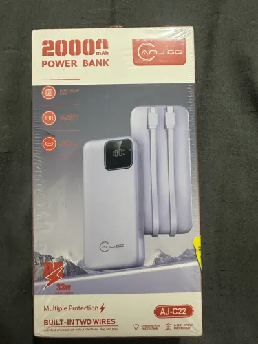 Power Bank 20.000mAh AJJ.GG AJ-C22 - Carregador Portátil Turbo 33W