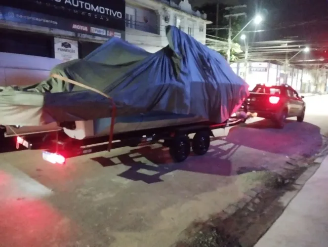 Carretinha rodoviária barco lancha até 26 pés
