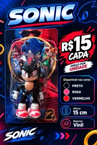 Boneco Sonic