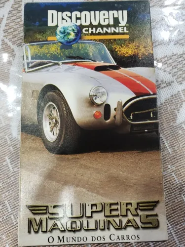 VHS Discovery Channel "Super Máquinas: O MUNDO DOS CARROS"