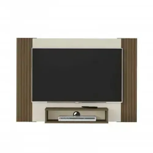 Painel Cine Pinho Ripado/Off White